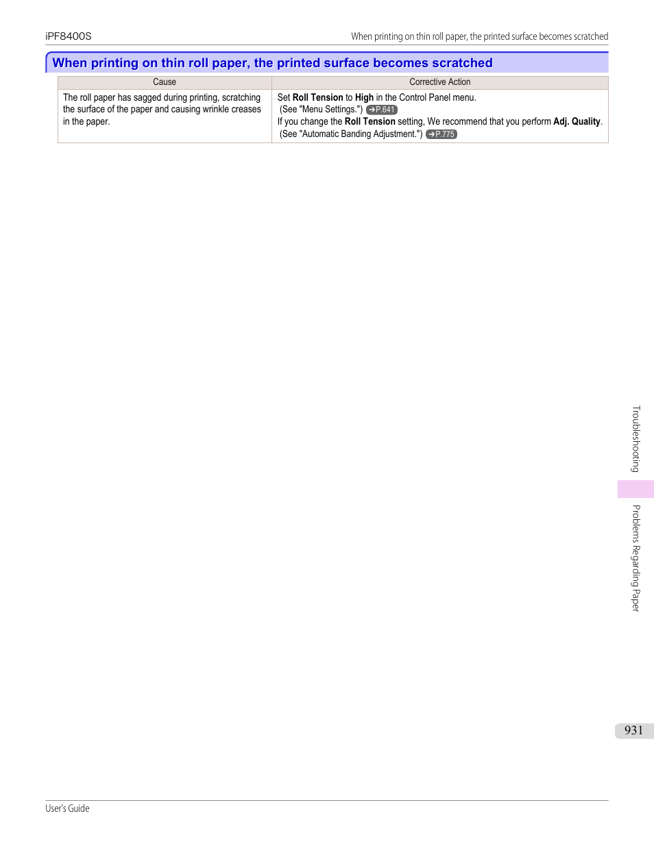 Canon imagePROGRAF iPF8400S User Manual | Page 931 / 1004