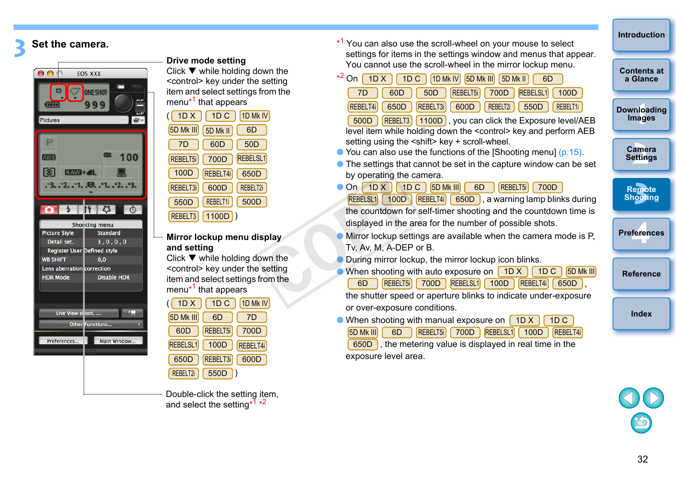 Cop y | Canon EOS Rebel SL1 18-55mm IS STM Lens Kit User Manual | Page 33 / 109