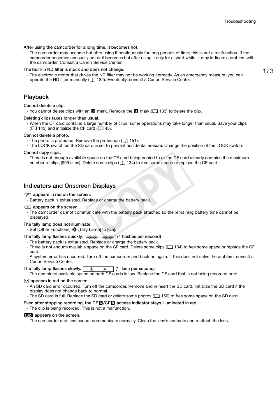 Cop y | Canon EOS C300 PL User Manual | Page 173 / 196