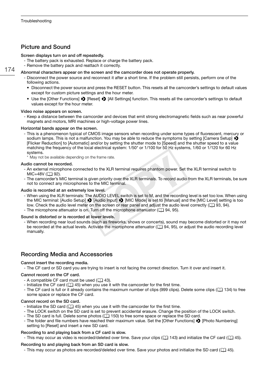 Cop y | Canon EOS C300 PL User Manual | Page 174 / 196