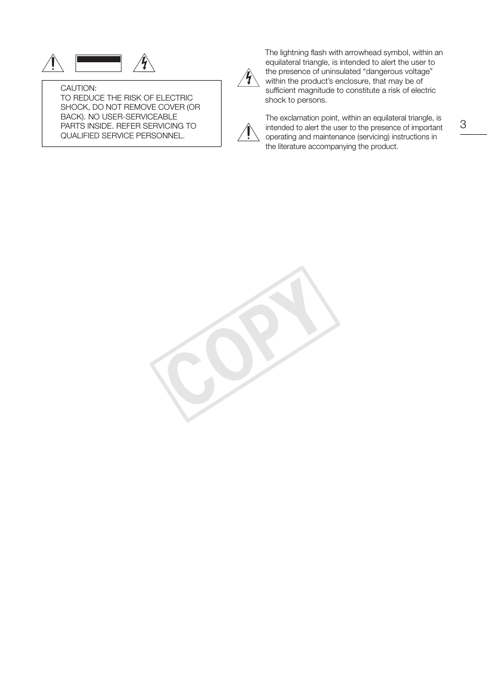 Cop y | Canon EOS C300 PL User Manual | Page 3 / 196