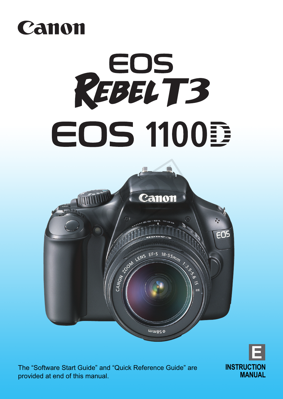 Canon EOS Rebel T3 18-55mm IS II Lens Kit User Manual | 292 pages