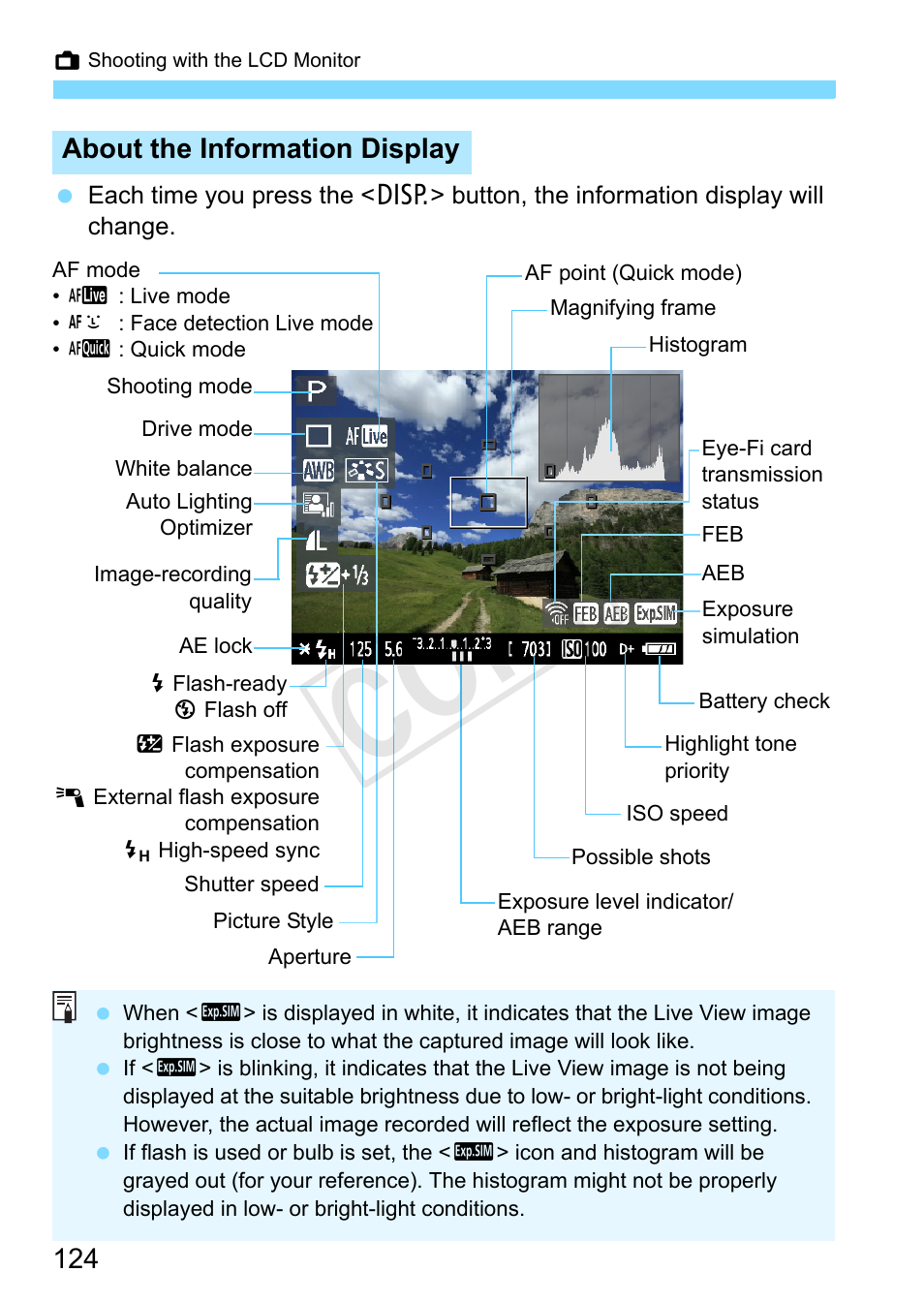 Cop y | Canon EOS Rebel T3 18-55mm IS II Lens Kit User Manual | Page 124 / 292