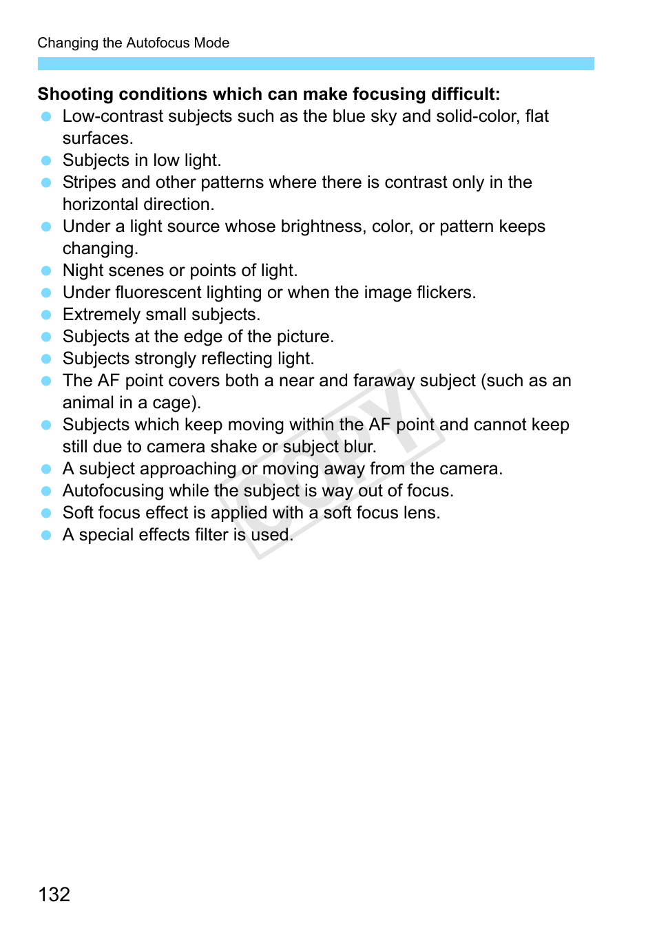 Cop y | Canon EOS Rebel T3 18-55mm IS II Lens Kit User Manual | Page 132 / 292