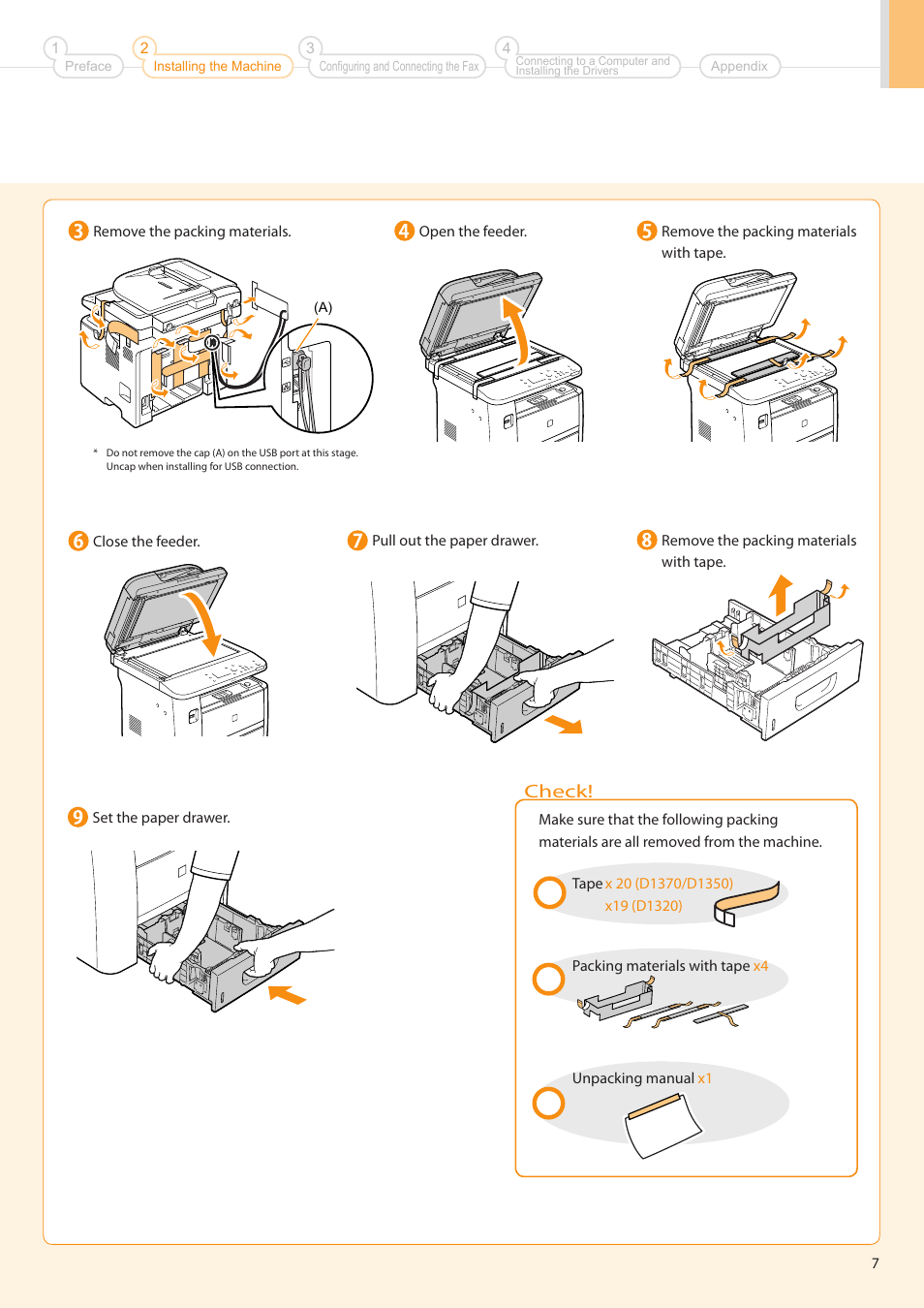 Check | Canon imageCLASS D1350 User Manual | Page 7 / 36