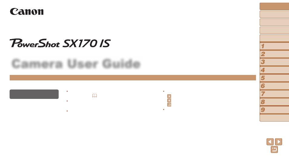 Canon PowerShot SX170 IS User Manual | 135 pages