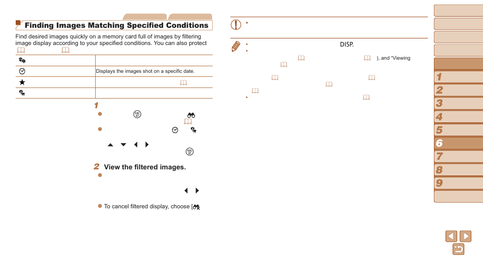 Finding images matching specified conditions | Canon PowerShot SX170 IS User Manual | Page 72 / 135