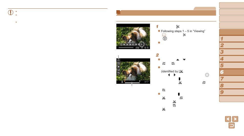 Editing movies | Canon PowerShot SX170 IS User Manual | Page 85 / 135