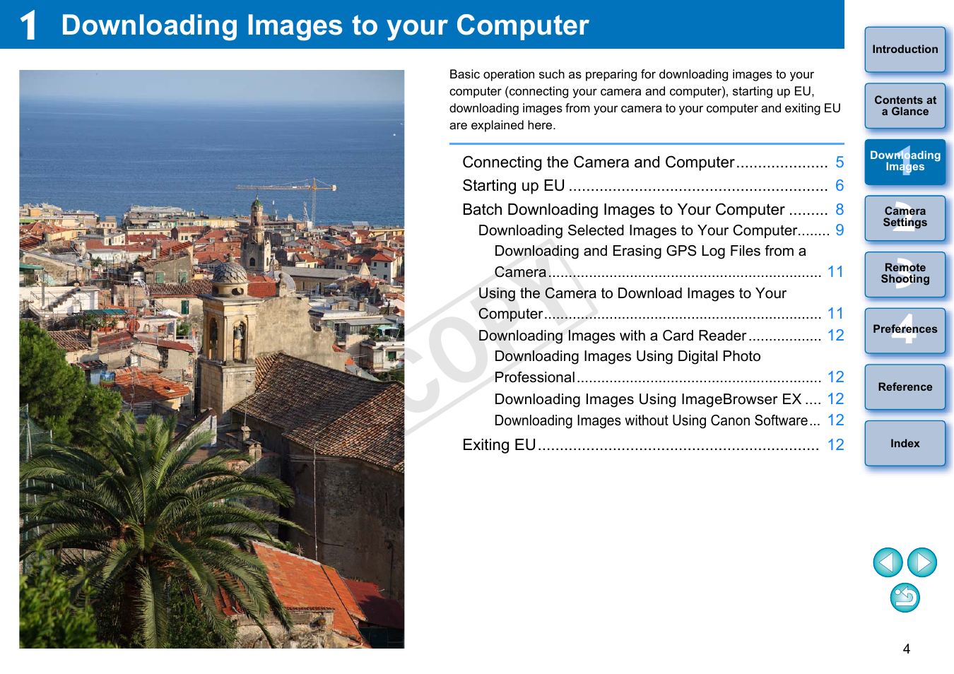 Downloading images to your computer, Downloading, Images | C op y | Canon EOS Rebel SL1 18-55mm IS STM Lens Kit User Manual | Page 5 / 110