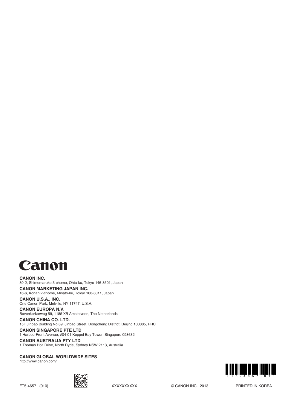 Canon FAXPHONE L100 User Manual | Page 28 / 28