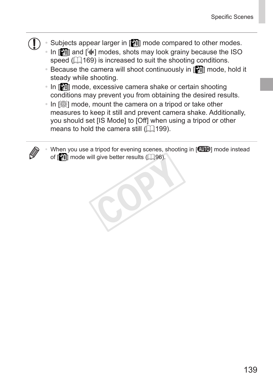 Cop y | Canon PowerShot S110 User Manual | Page 139 / 346