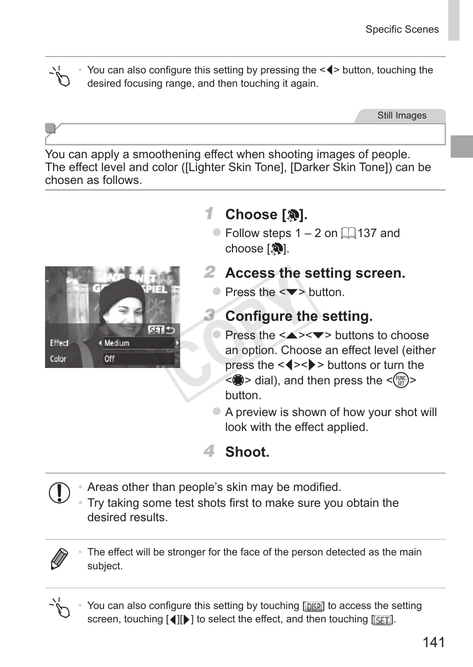 Cop y | Canon PowerShot S110 User Manual | Page 141 / 346