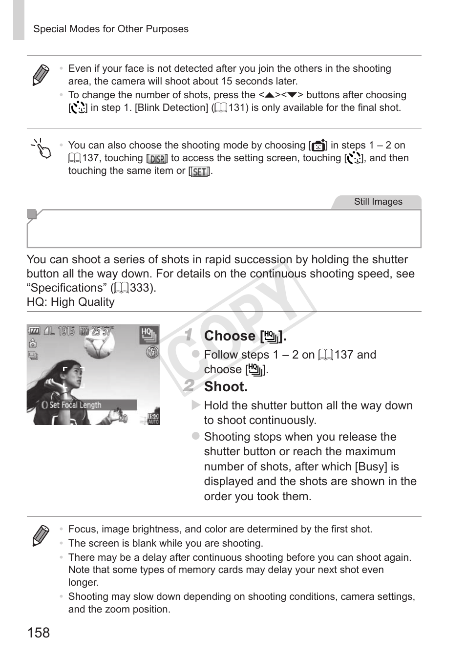 Cop y | Canon PowerShot S110 User Manual | Page 158 / 346