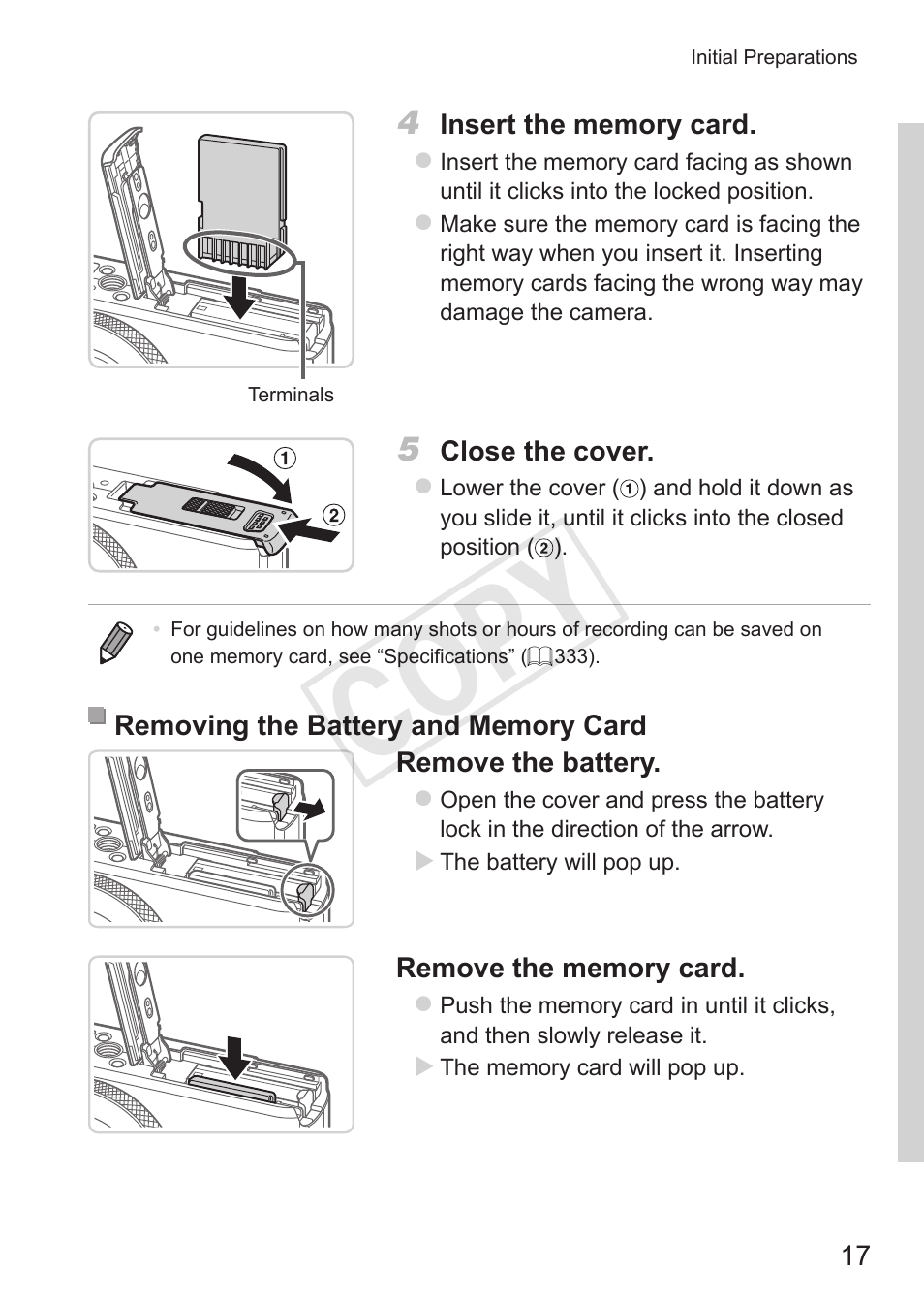 Cop y | Canon PowerShot S110 User Manual | Page 17 / 346