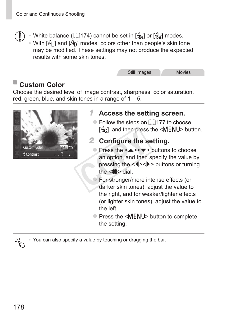 Cop y | Canon PowerShot S110 User Manual | Page 178 / 346