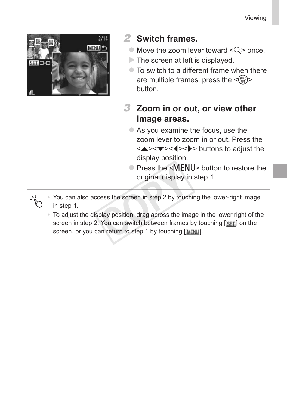 Cop y | Canon PowerShot S110 User Manual | Page 223 / 346