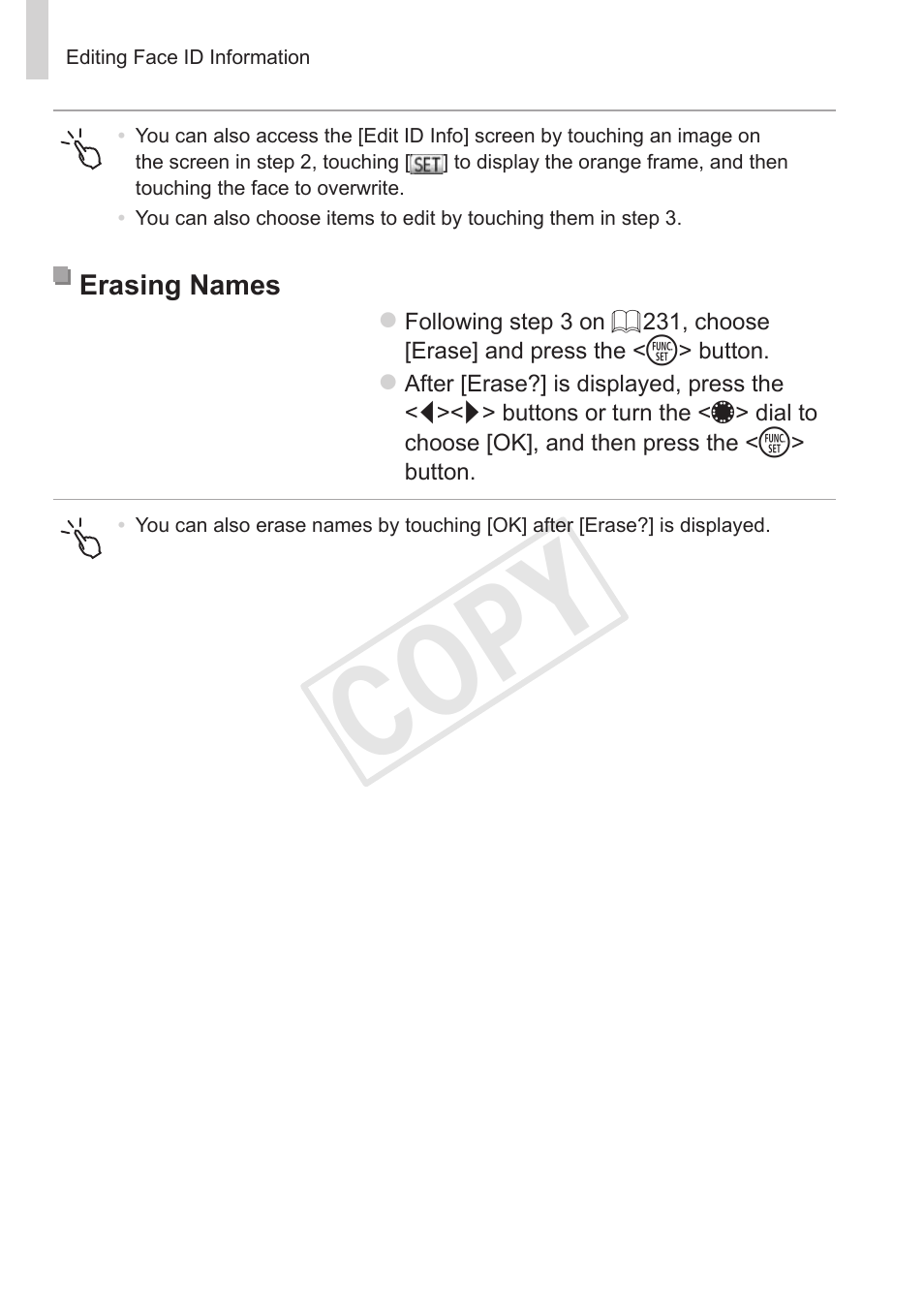Cop y | Canon PowerShot S110 User Manual | Page 232 / 346
