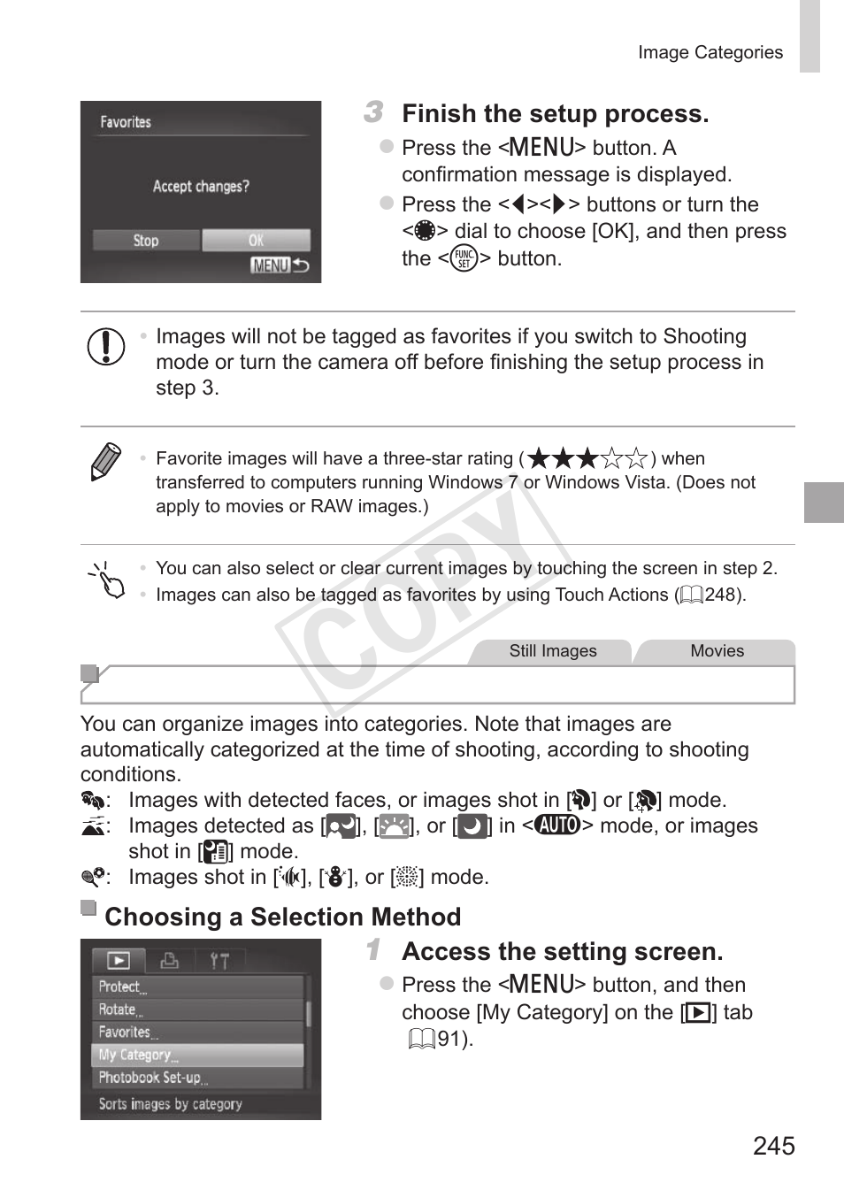 Cop y | Canon PowerShot S110 User Manual | Page 245 / 346