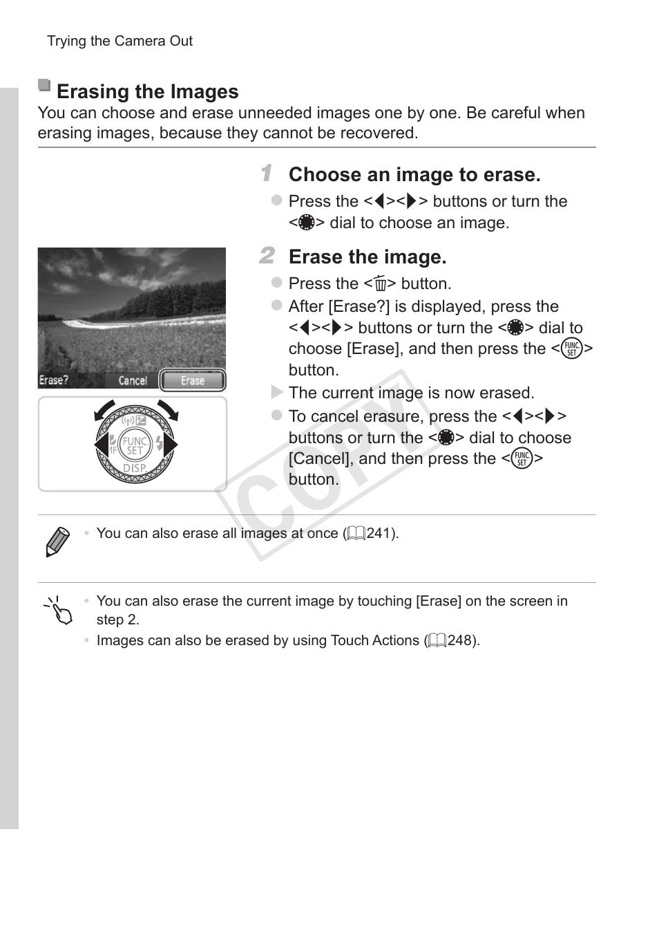 Cop y | Canon PowerShot S110 User Manual | Page 26 / 346
