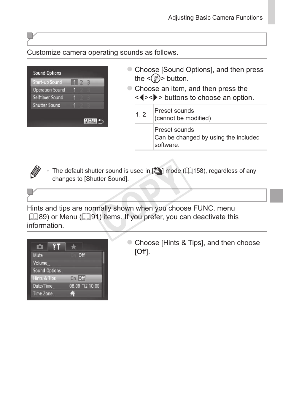 Cop y | Canon PowerShot S110 User Manual | Page 263 / 346