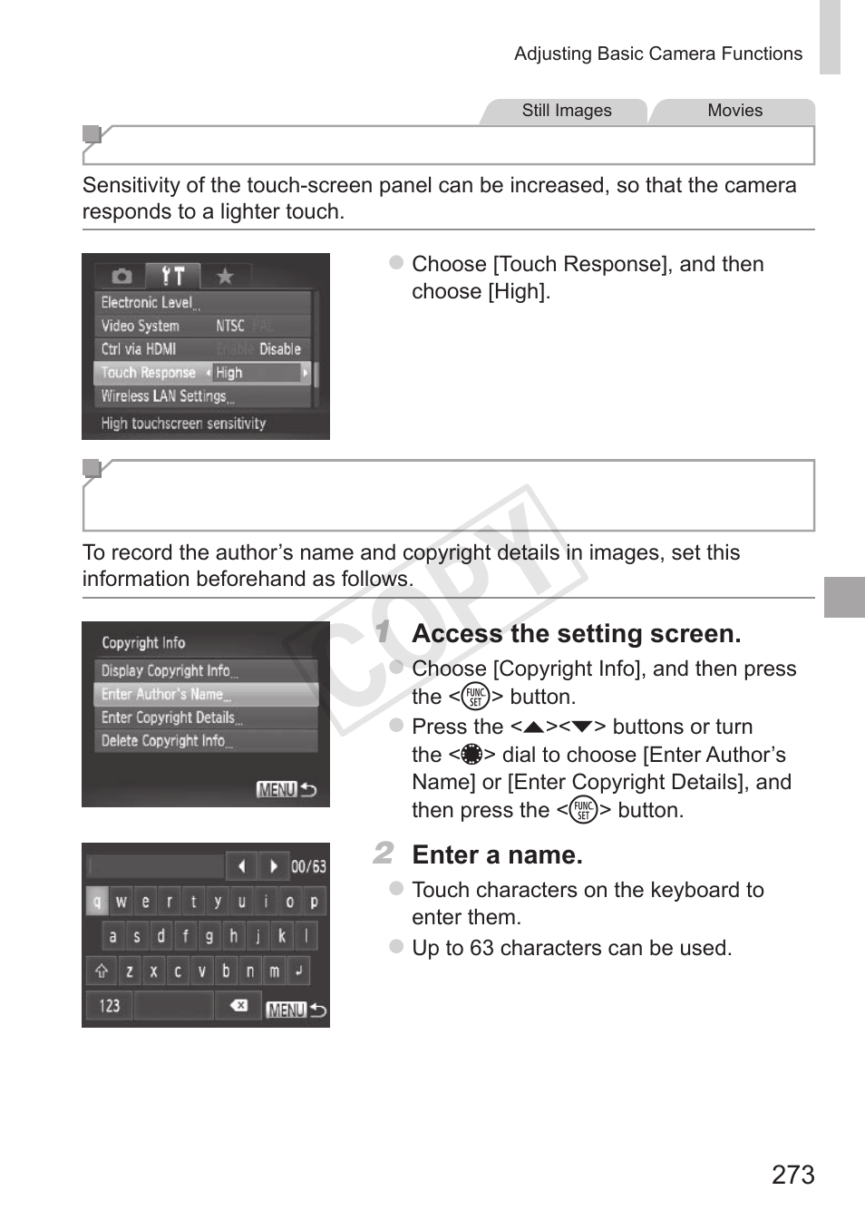 Cop y | Canon PowerShot S110 User Manual | Page 273 / 346