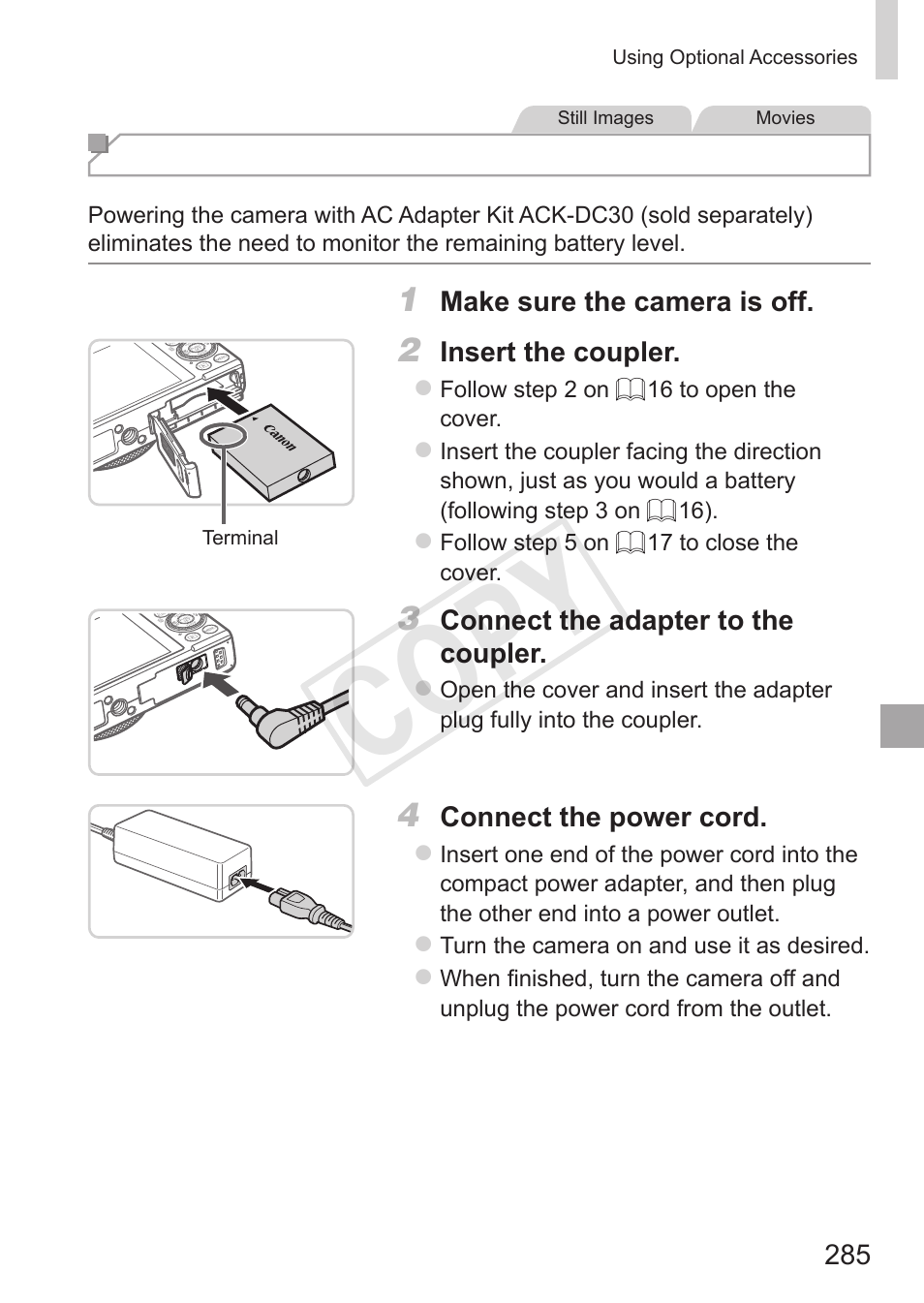 Cop y | Canon PowerShot S110 User Manual | Page 285 / 346