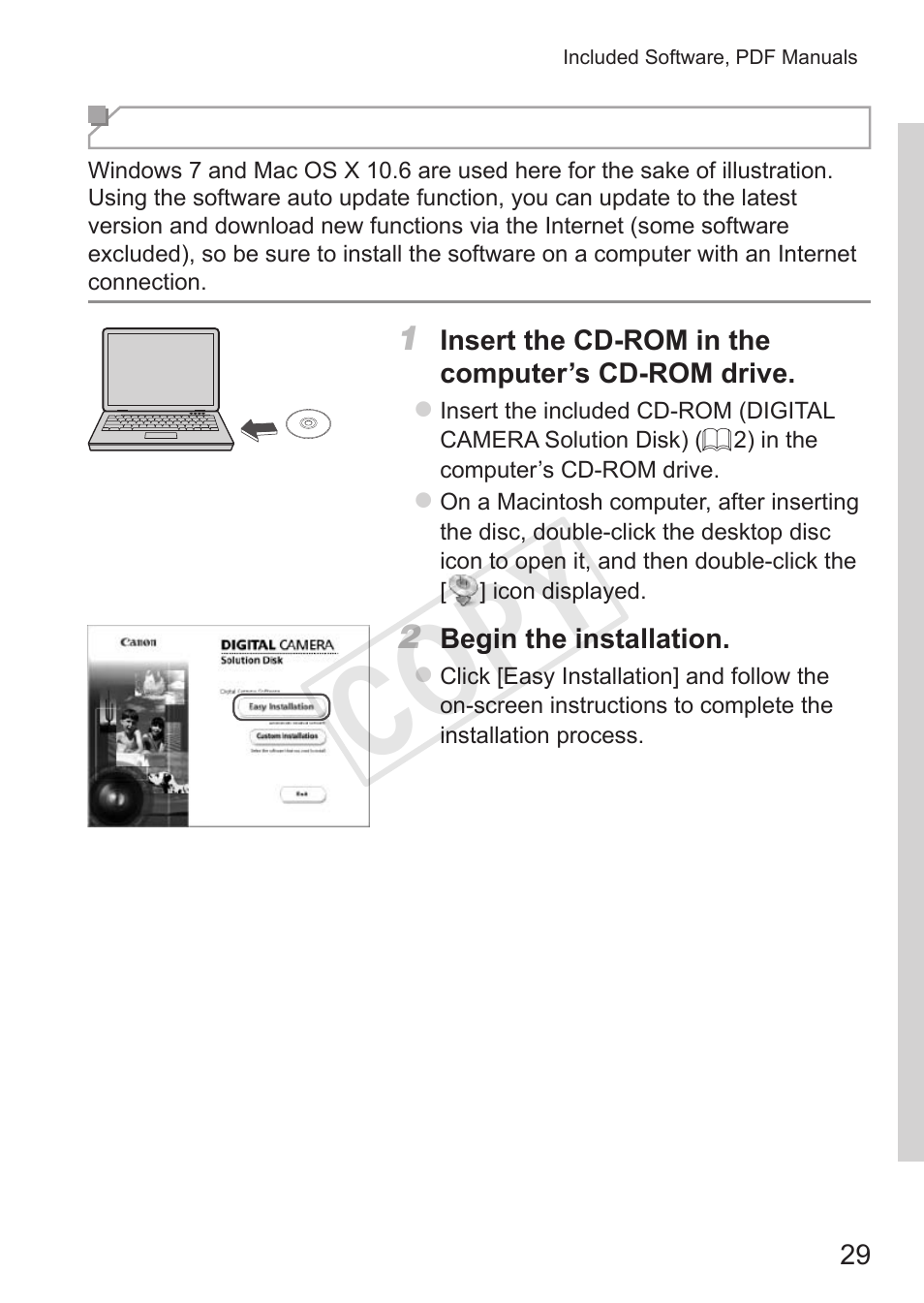 Cop y | Canon PowerShot S110 User Manual | Page 29 / 346