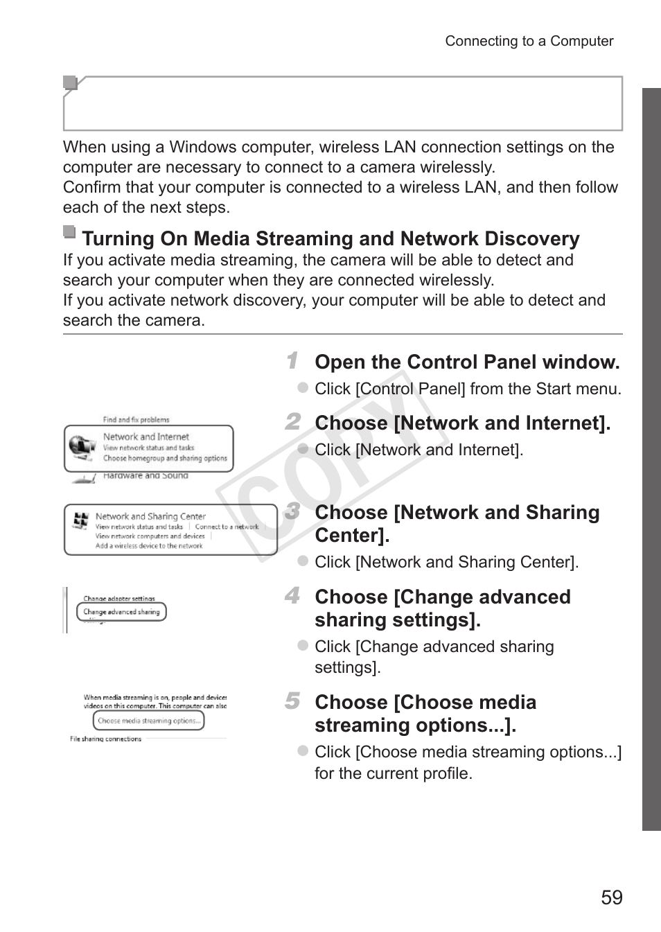 Cop y | Canon PowerShot S110 User Manual | Page 59 / 346