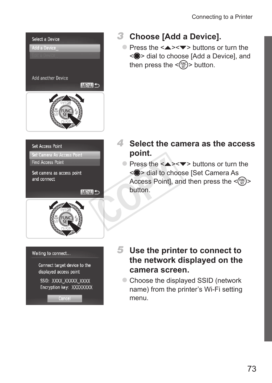 Cop y | Canon PowerShot S110 User Manual | Page 73 / 346