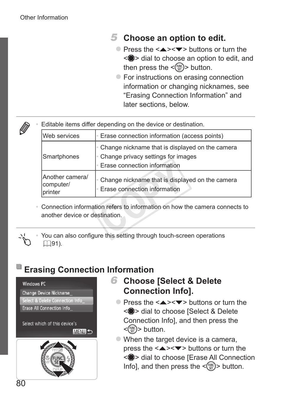 Cop y | Canon PowerShot S110 User Manual | Page 80 / 346