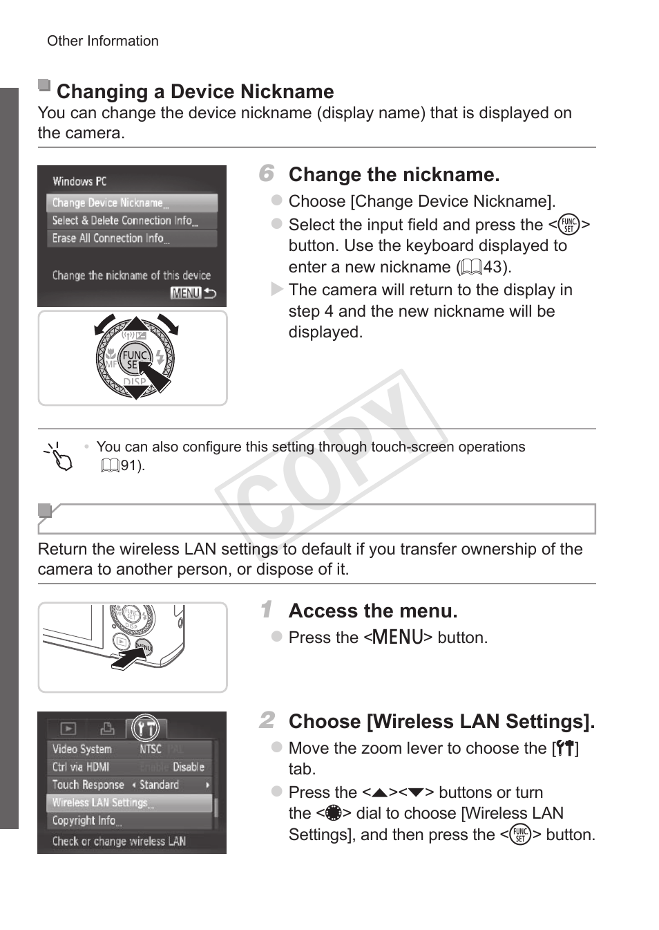 Cop y | Canon PowerShot S110 User Manual | Page 82 / 346