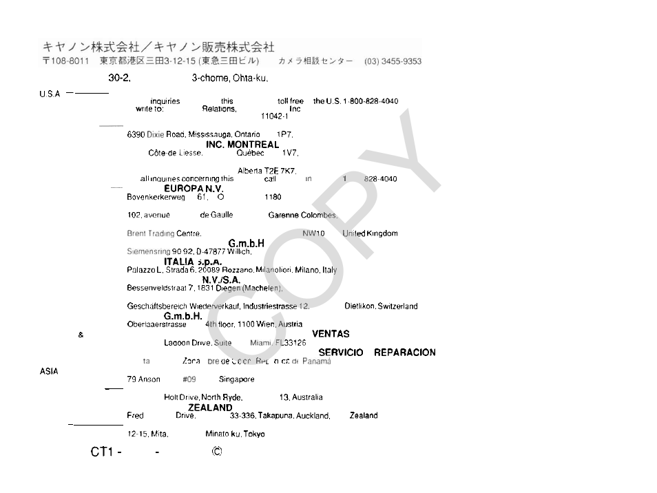 Copy, Canon | Canon Speedlite Transmitter ST-E2 User Manual | Page 19 / 19