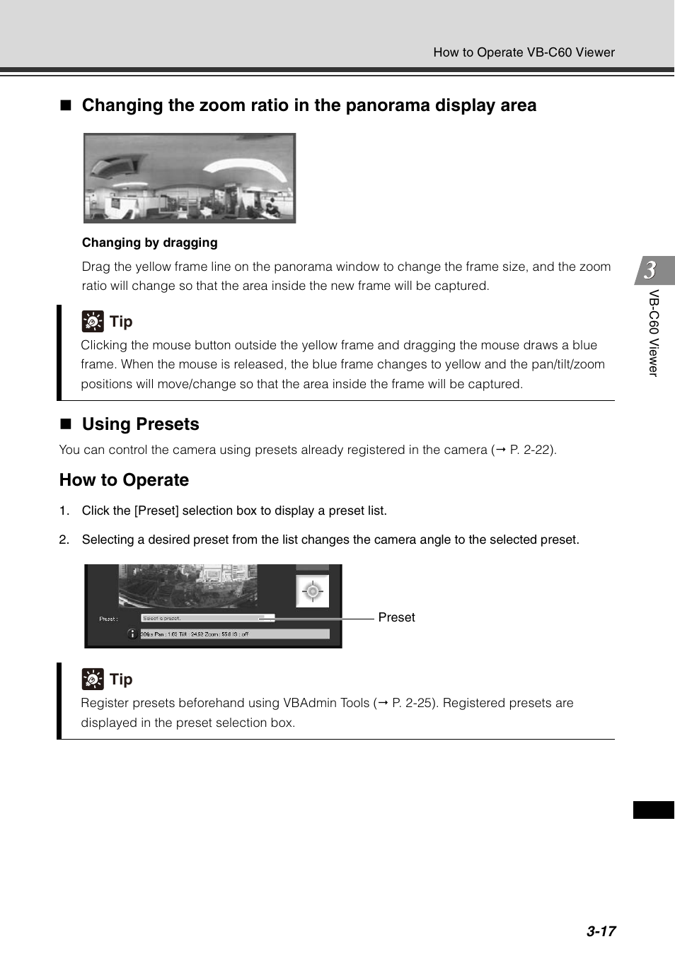 Using presets, How to operate | Canon VB-C60 User Manual | Page 133 / 198