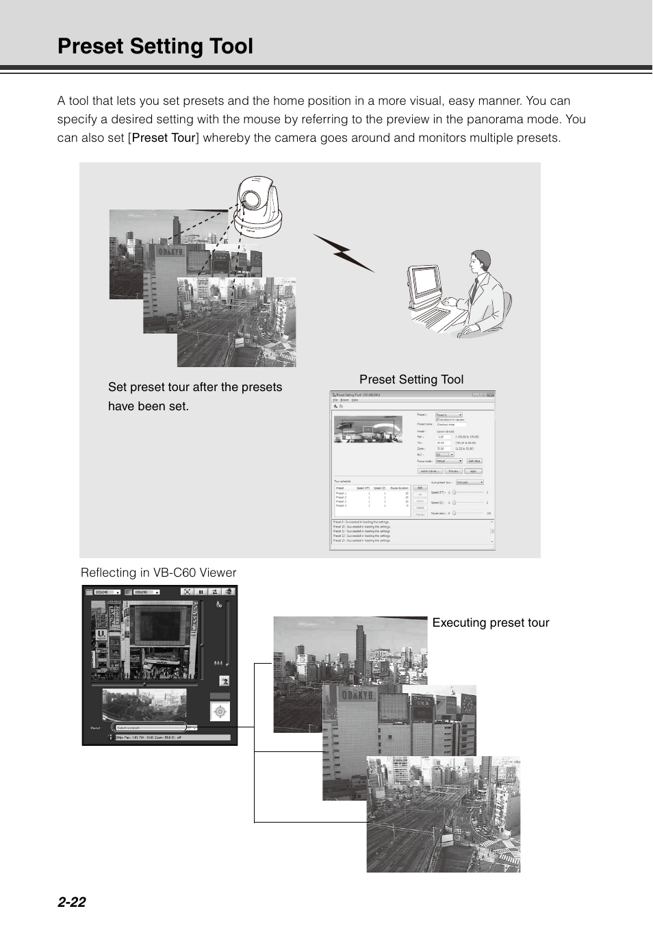 Preset setting tool, Preset setting tool -22 | Canon VB-C60 User Manual | Page 88 / 198