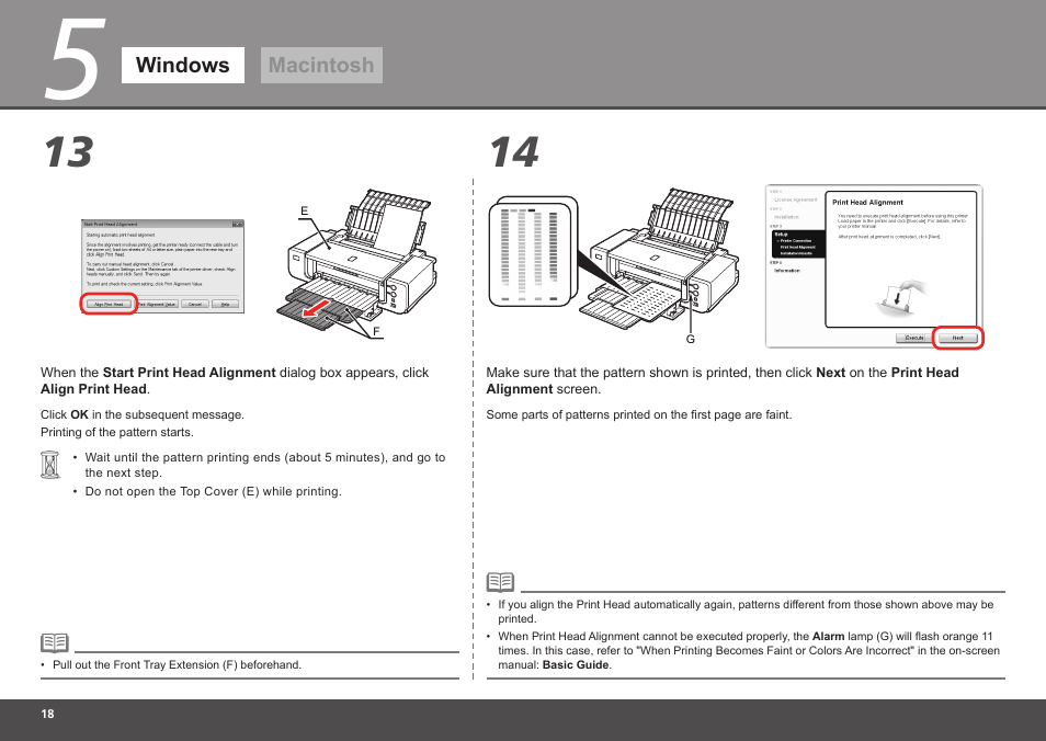 Windows macintosh | Canon PIXMA Pro9000 Mark II User Manual | Page 20 / 36