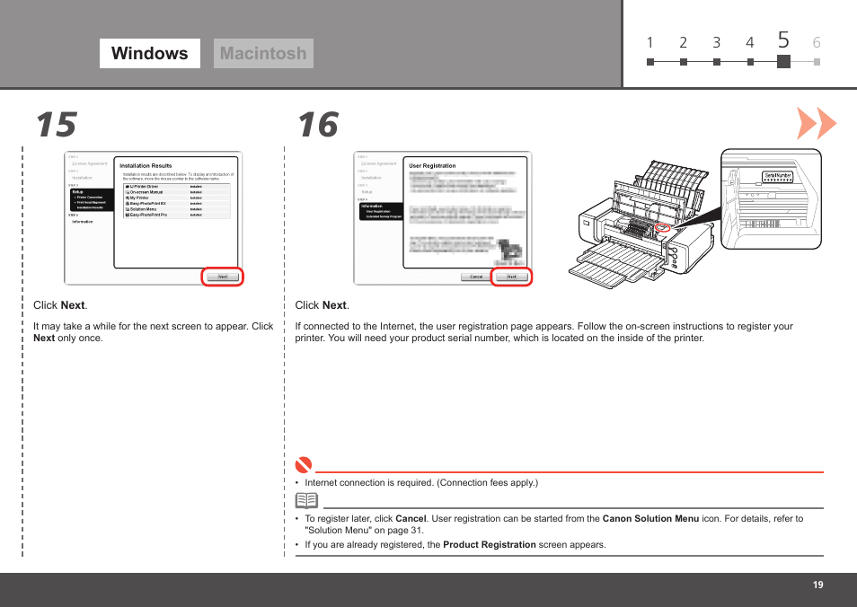 Windows macintosh | Canon PIXMA Pro9000 Mark II User Manual | Page 21 / 36