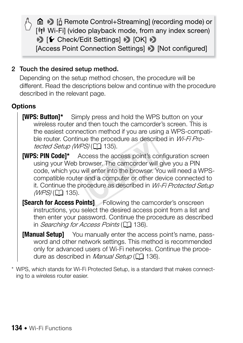 Cop y | Canon VIXIA HF R52 User Manual | Page 134 / 200