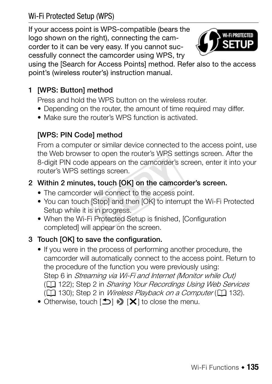 Cop y | Canon VIXIA HF R52 User Manual | Page 135 / 200