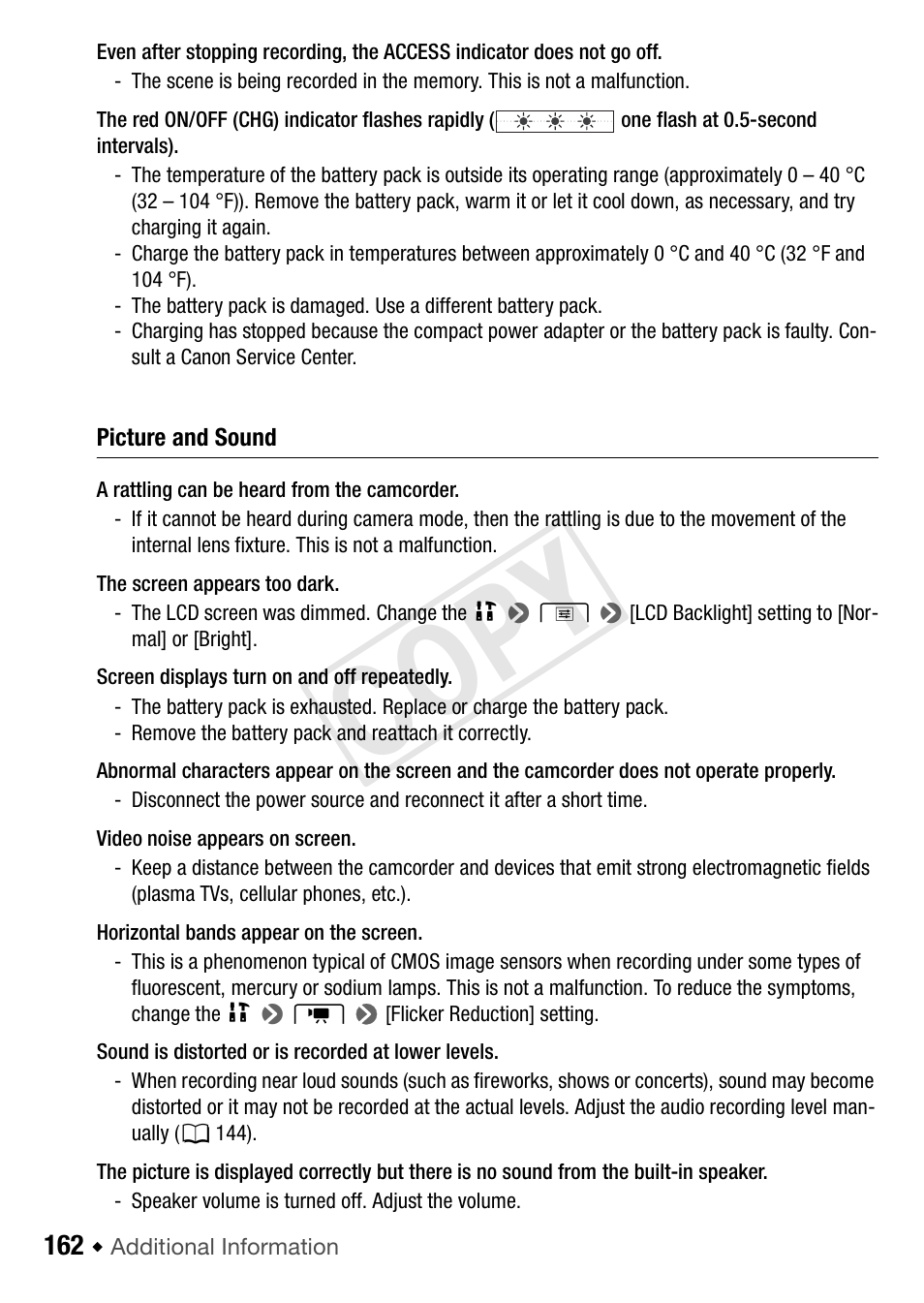 Cop y | Canon VIXIA HF R52 User Manual | Page 162 / 200