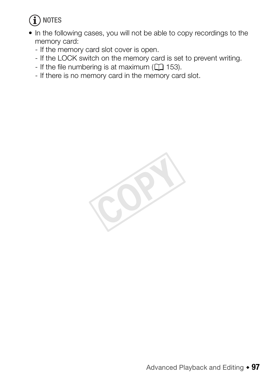 Cop y | Canon VIXIA HF R52 User Manual | Page 97 / 200