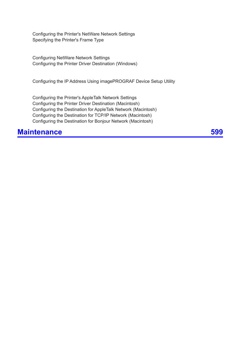 Maintenance 599 | Canon imagePROGRAF iPF610 User Manual | Page 10 / 746