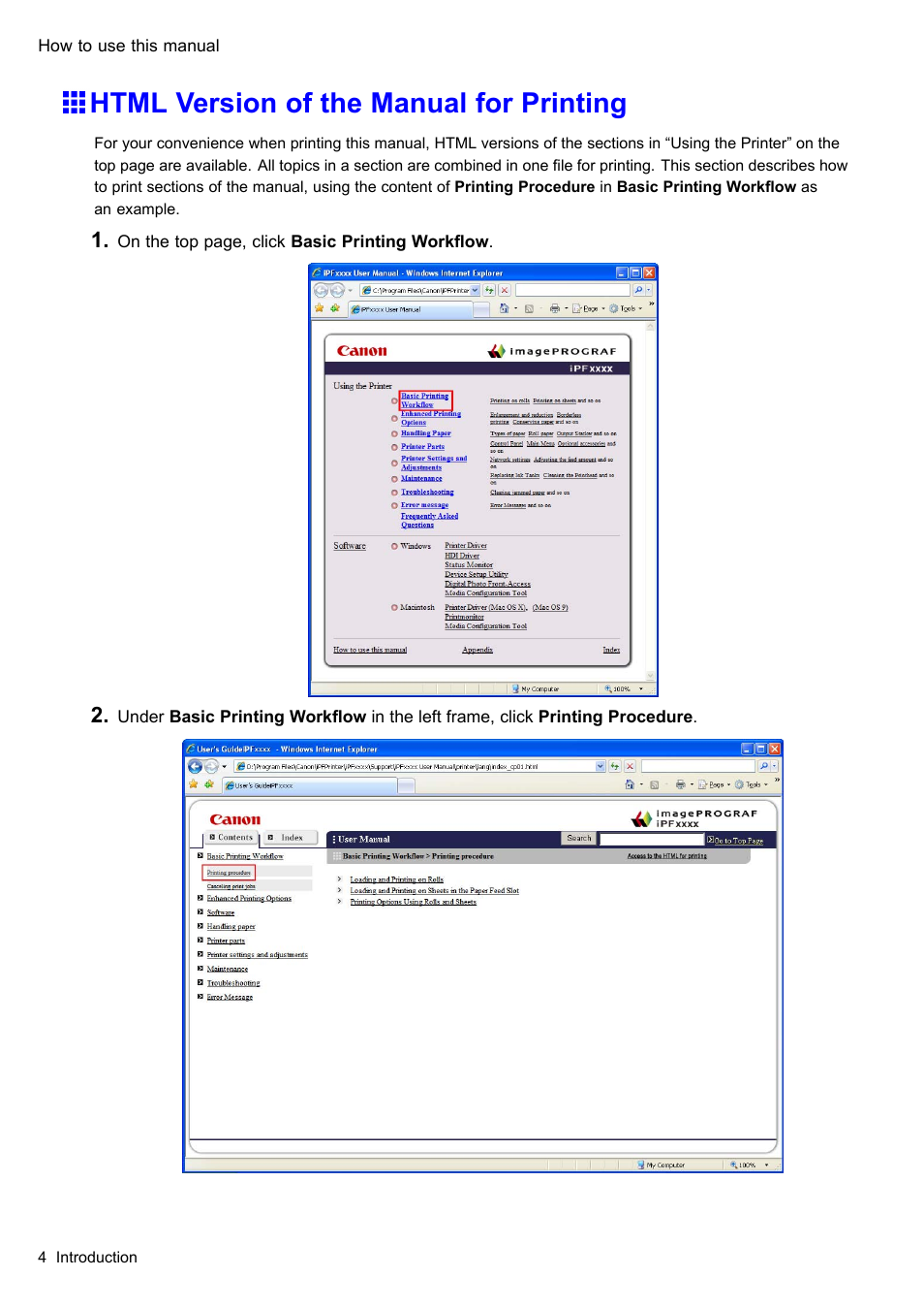 Html version of the manual for printing | Canon imagePROGRAF iPF610 User Manual | Page 18 / 746