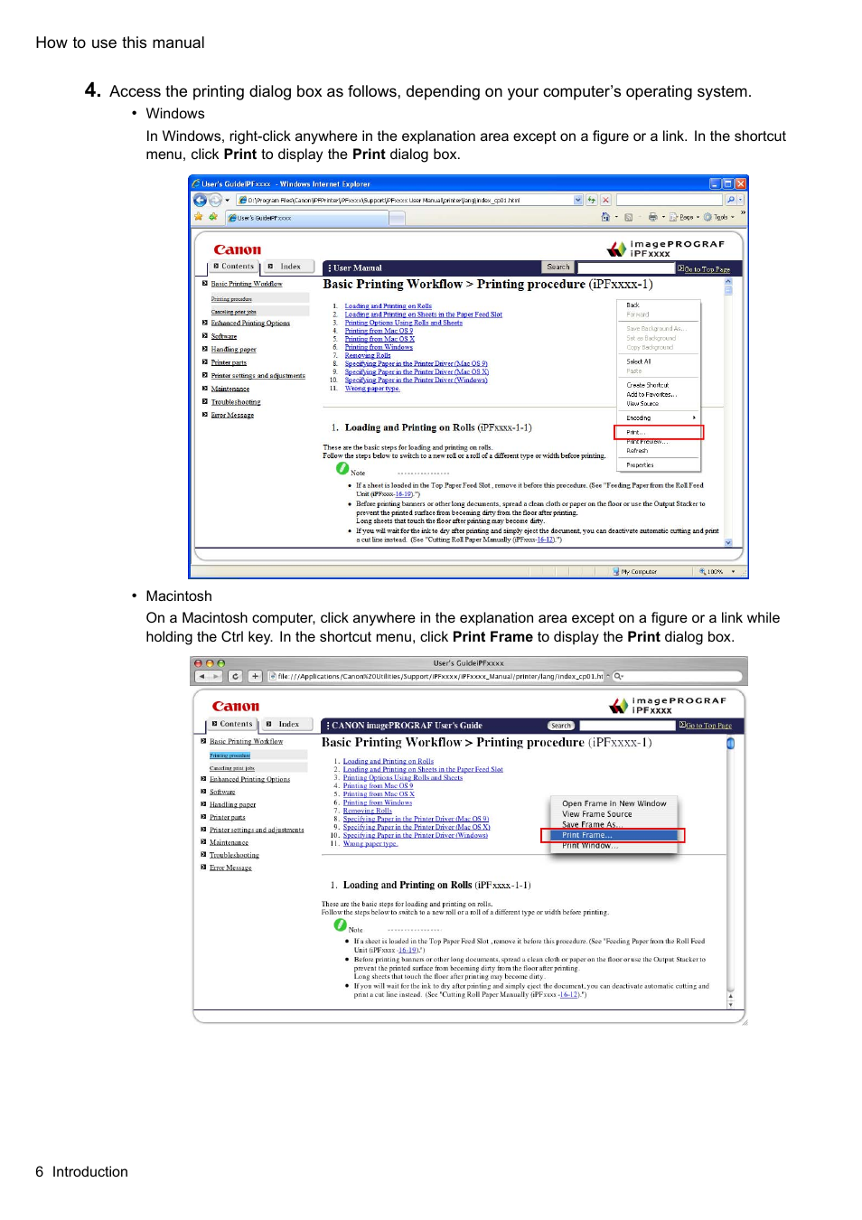 Canon imagePROGRAF iPF610 User Manual | Page 20 / 746