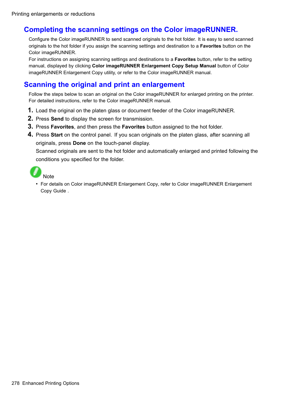 Scanning the original and print an enlargement | Canon imagePROGRAF iPF610 User Manual | Page 292 / 746