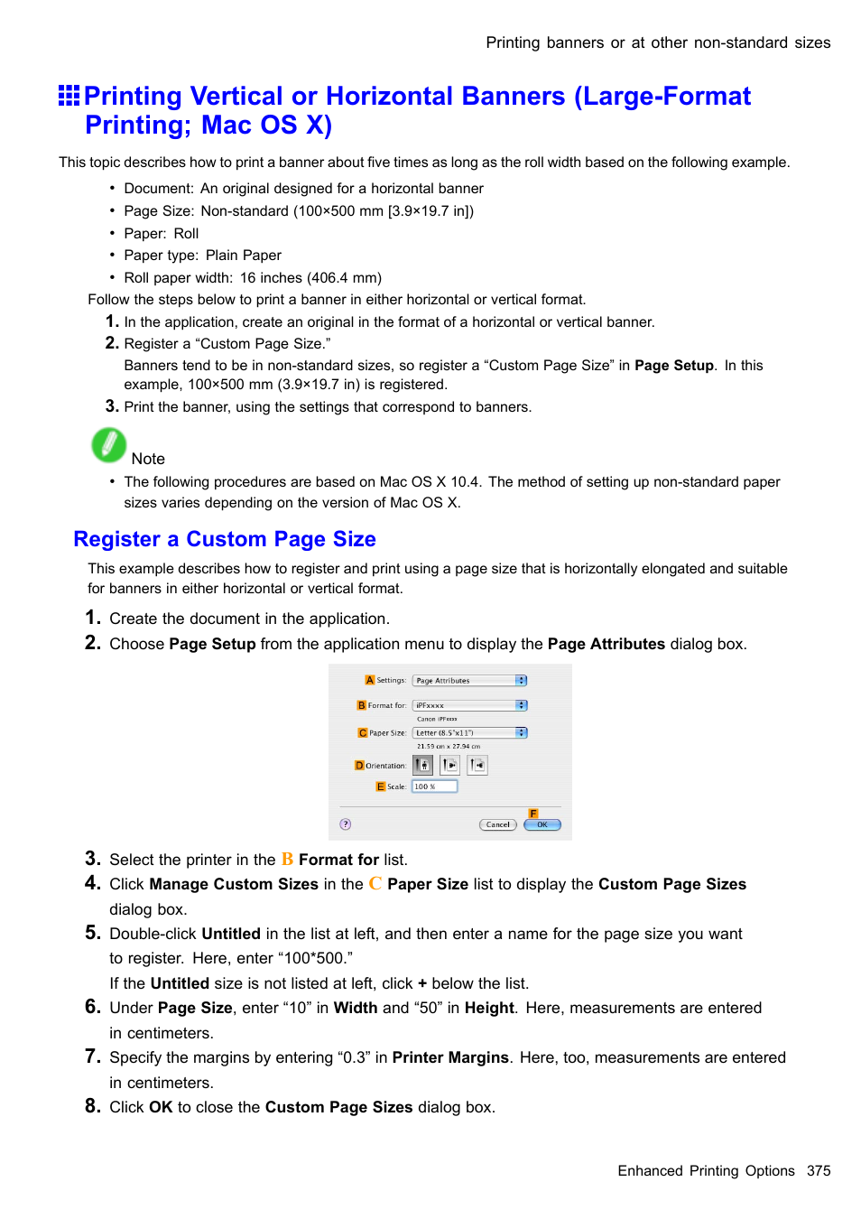 Register a custom page size | Canon imagePROGRAF iPF610 User Manual | Page 389 / 746