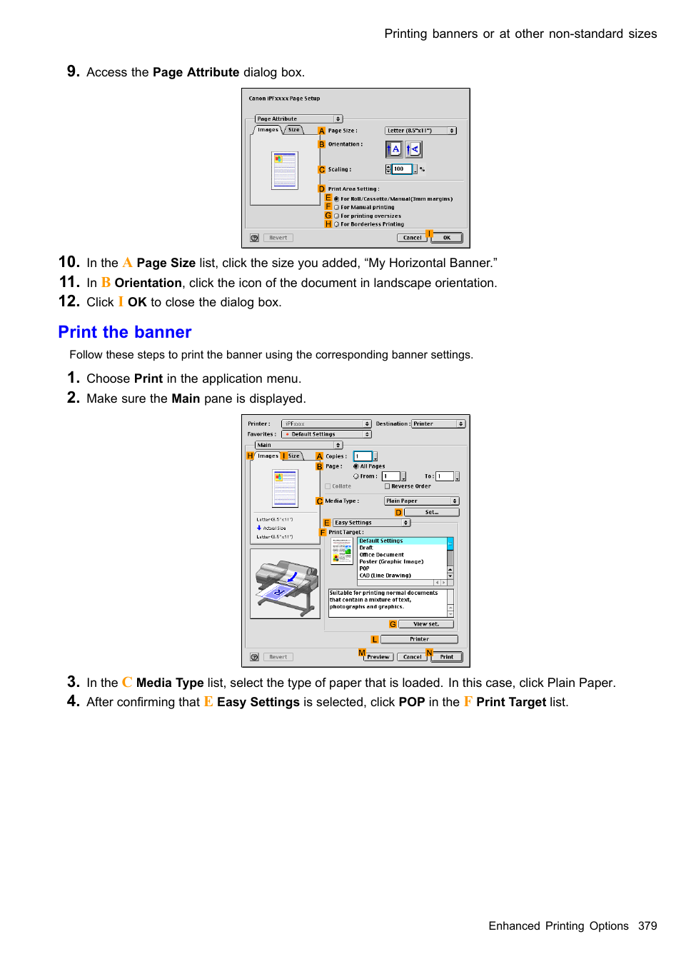 Print the banner | Canon imagePROGRAF iPF610 User Manual | Page 393 / 746