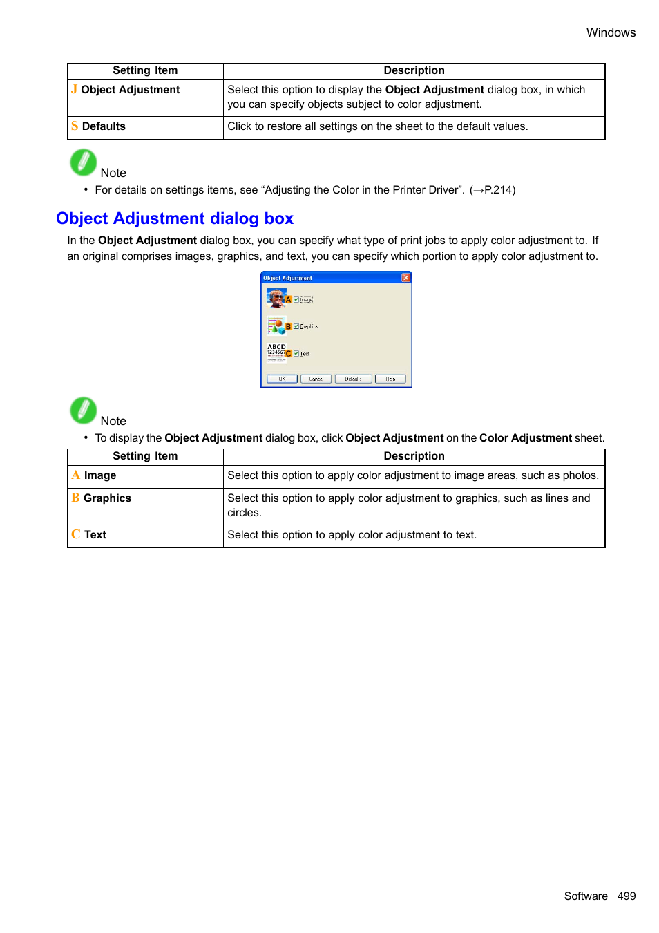 Object adjustment dialog box | Canon imagePROGRAF iPF610 User Manual | Page 513 / 746