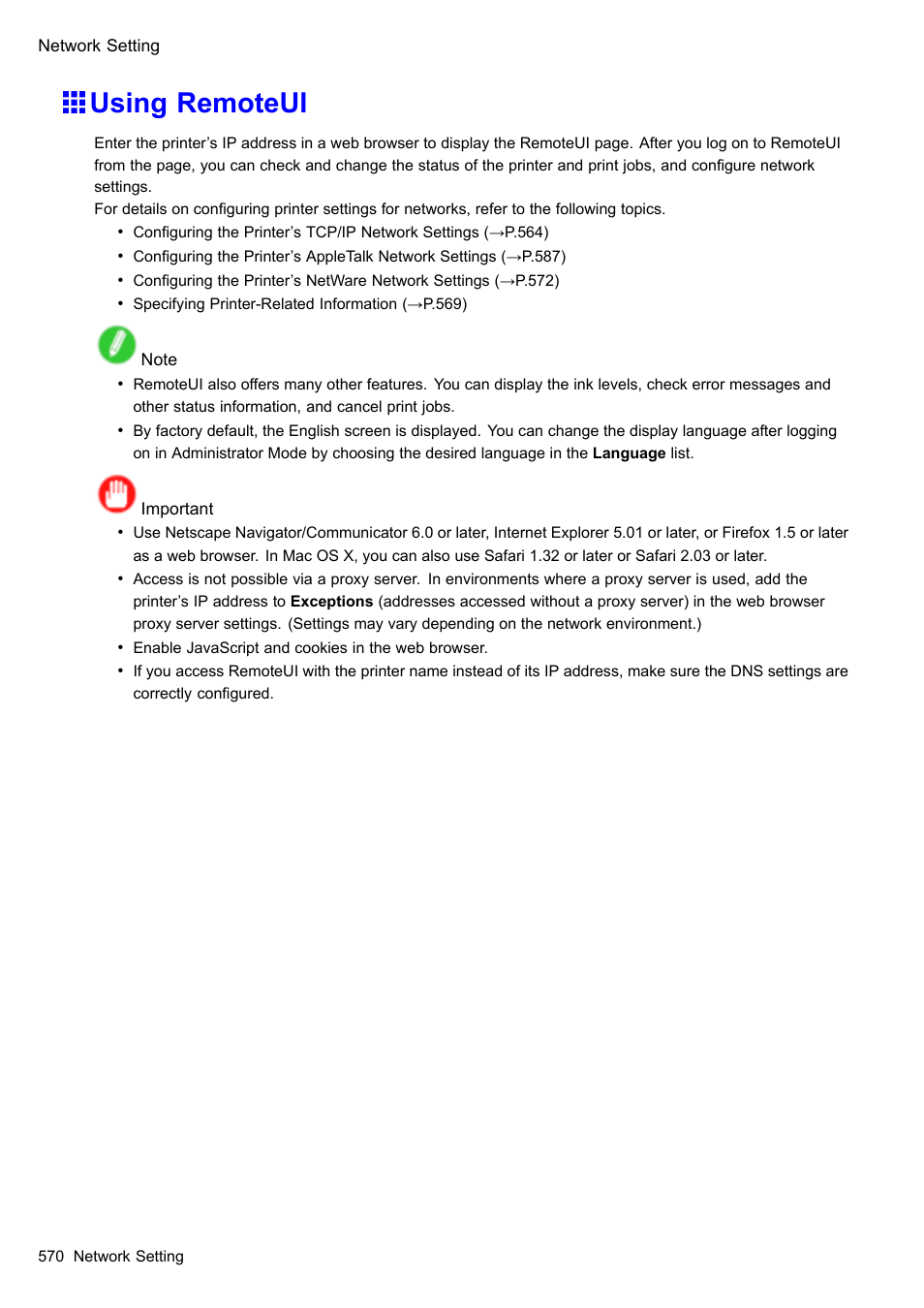 Using remoteui | Canon imagePROGRAF iPF610 User Manual | Page 584 / 746