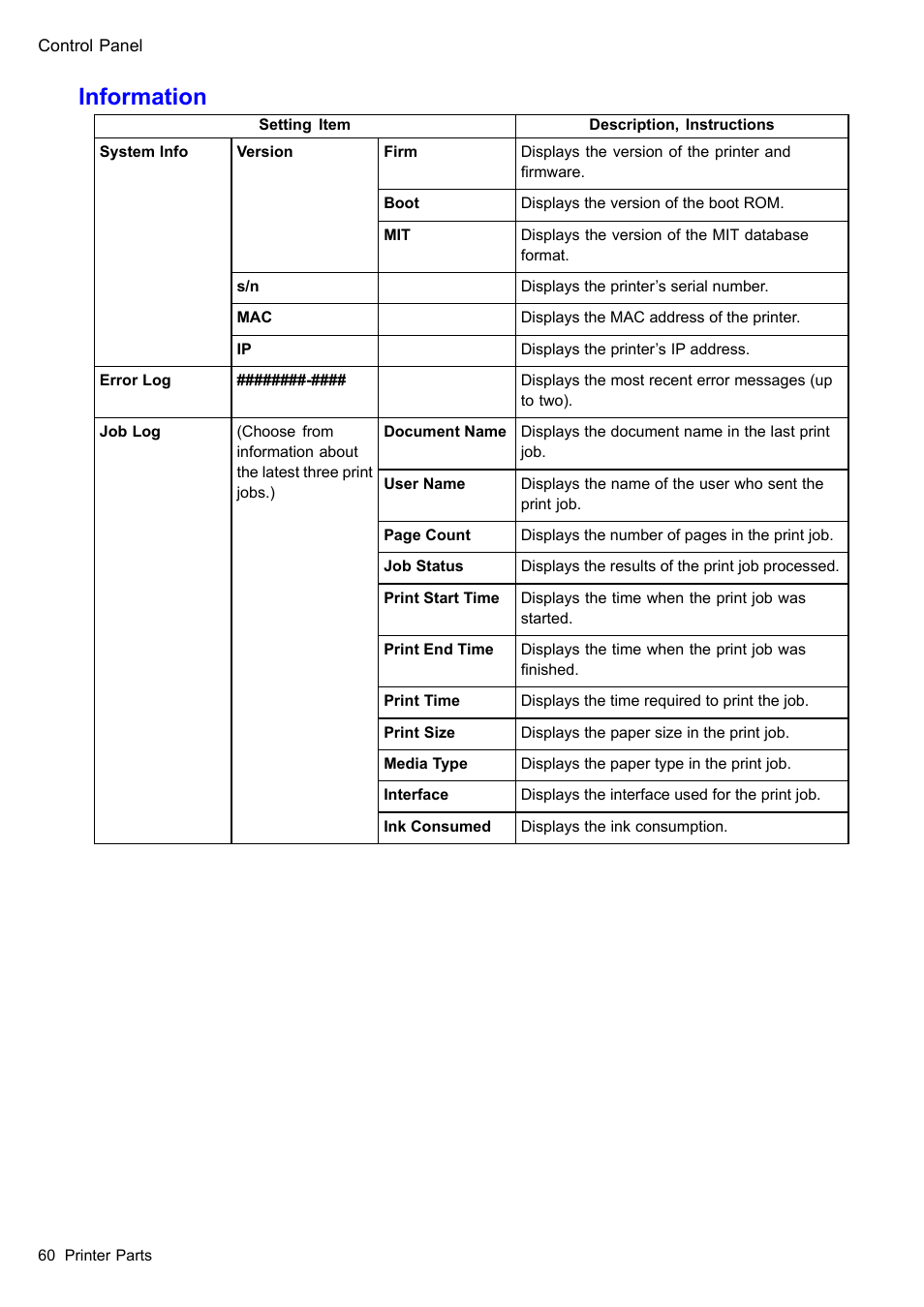 Information | Canon imagePROGRAF iPF610 User Manual | Page 74 / 746