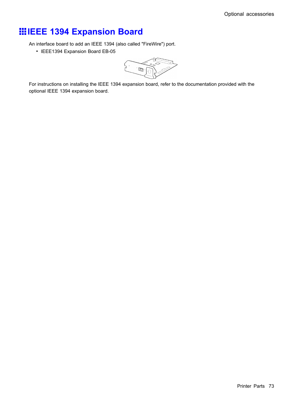 Ieee 1394 expansion board | Canon imagePROGRAF iPF610 User Manual | Page 87 / 746